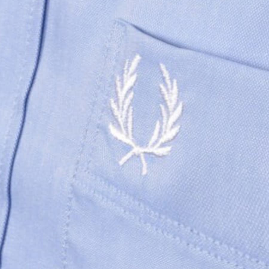 Fred Perry Oxford Short Sleeve Shirt Blue | Mainline